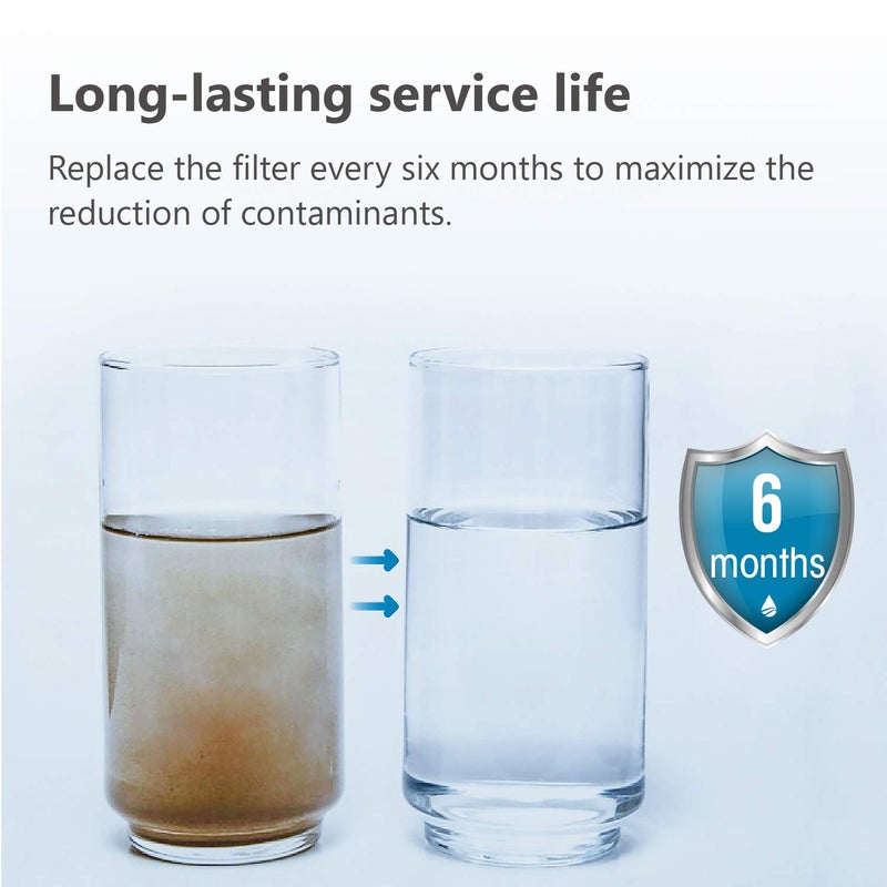 Waterspecialist AP810 Whole House Water Filter, Replacement for 3M Aqua-Pure AP810, AP801, AP811, Whirlpool WHKF-GD25BB, WHKF-DWHBB, 5 Micron, 10" x 4.5", Well & Tap Water Filter, Pack of 3 - Image 5